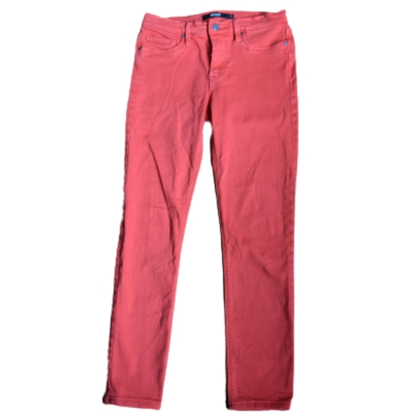 Hudson Nico Stretch Super Skinny Vermillion Jeans 27 - Picture 4 of 11